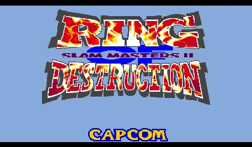 Ring of Destruction: Slammasters II (Euro 940902) screen shot title